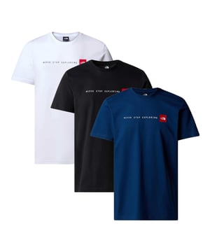 Crafted from soft 100% cotton, this classic crewneck tee delivers everyday comfort with outdoor-inspired style. Featuring short sleeves, a ribbed neckline, and the iconic “Never Stop Exploring” graphic, it’s perfect for layering or wearing on its own.