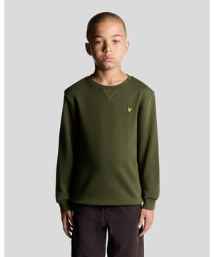 Essentieller Rundhals-Pullover aus weicher Baumwolle, der Komfort und eine saubere Silhouette in regular Fit bietet.

- Weicher Baumwollstoff für atmungsaktiven Komfort
- Klassisches Rundhals-Design
- Gerippte Bündchen und Saum für eine strukturierte Optik
- Vielseitig für das Layering oder als alleinstehendes Kleidungsstück