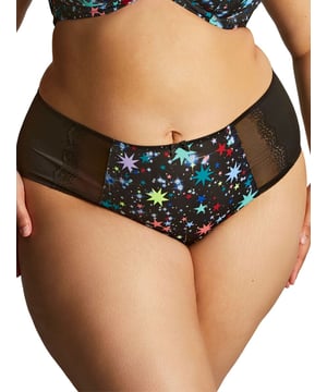 Panache Sculptresse Esme Deep Brief. High waist full brief with moderate rear coverage and soft handle fabric. The product is recommended for gentle wash.