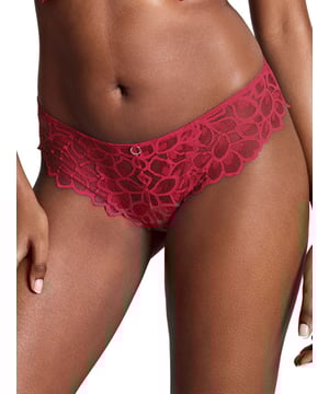 Panache Allure Brazilian. Mid rise brazilian brief with cheeky rear coverage and stretch lace. This product is recommended for gentle wash only.