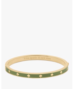 We Say, Stack Your Bracelets To Make A Statement. This Makes The First One In Your Pile. Or The 100Th., Enamel Hinged Bangle