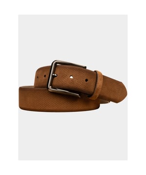 
6Road Riem Bruin Ceintuur 4cm suede print 454545/64 met artikelcode454545/64 .  van het materiaal 100% Leer. Extra specificaties: , , , , kleur Bruin.