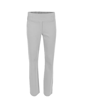 
ZIZO KOANNE PANTS- SUBGREY 
60% VISCOSE, 35% POLYAMIDE, 5% ELASTHAAN 
BROEK 
ELASTISCHE TAILLEBAND 
FAKE PASPELLZAKJES ACHTERZIJDE 
RECHT VALLENDE BROEKSPIJPEN 
STEVIGE JERSEY KWALITEIT 
LICHTGRIJS 
VALT NORMAAL VAN MAAT 
PRODUCTCODE: KOANNE-SUBGREY