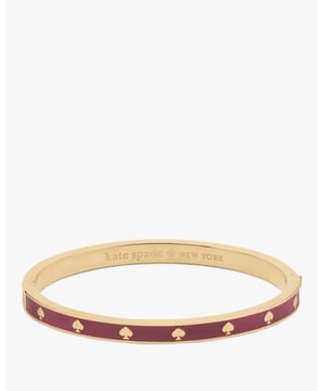 We Say, Stack Your Bracelets To Make A Statement. This Makes The First One In Your Pile. Or The 100Th., Enamel Hinged Bangle