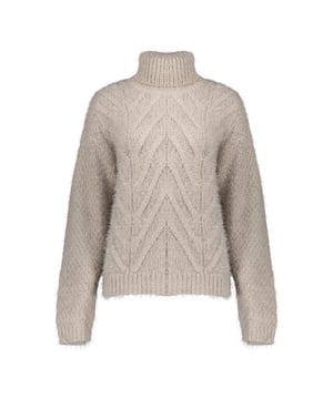 
GEISHA PULLOVER 54515-10 SAND 
72% ACRYL-28% NYLON 
PULLOVER 
COLL KRAAG 
LANGE MOUWEN 
RIBGEBREIDE BOORDEN 
VOORZIJDE KABEL PATROON 
SAND 
FLUFFY 
VALT NORMAAL VAN MAAT 
PRODUCTCODE 54515-10