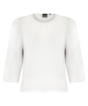 
POOOLS PULLOVER 513194 OFFWHITE 
41% KATOEN, 32%POLYAMIDE, 27% VISCOSE 
PULLOVER 
RONDE HALS 
3/4 RECHTVALLENDE RIBGEBREIDE MOUWEN 
GLAD BREISEL MET SIERNAAD 
OFFWHITE 
RECHTVALLEND 
VALT NORMAAL VAN MAAT 
PRODUCTCODE: 513194 OFFWHITE