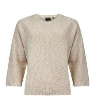 
POOOLS PULL OVER 513182-GOLD/ECRU 
65% KATOEN, 23% POLYESTER, 12% LUREX 
PULL OVER 
RONDE HALS 
3/4 RECHTE MOUWEN 
RECHT VALLEND 
RIBGEBREIDE BOORD 
STRUCTUUR GEBREID 
OFF WHITE/LUREX GOLD 
VALT NORMAAL VAN MAAT 
PRODUCTCODE: 513182-M517