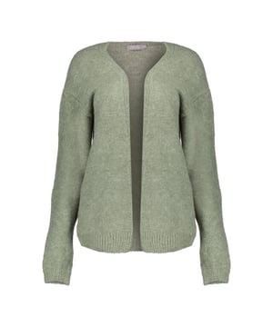 
GEISHA VEST 54599-70 
57% ACRYL, 15% POLYESTER, 12% POLYAMIDE, 10% MOHAIR, 3% ANDERE VEZELS, 3% ELASTAAN 
VEST 
OPENVALLEND 
LANGE MOUWEN 
SOFT GREEN 
HEUPLENGTE 
VALT NORMAAL VAN MAAT 
PRODUCTCODE: 54599-70