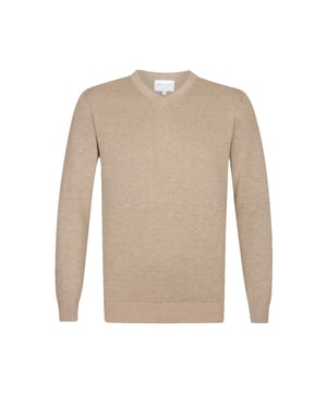 
<p>Deze zandkleurige trui met V-hals van Michaelis heeft lange mouwen en geribde boorden. De warme<span> </span>kleur geeft de trui een mooie uitstraling en maakt 'm zeer geschikt in combinatie met een licht overhemd en jeans eronder. De trui kan in de wasmachine op 30 graden gewassen worden. </p>
<p><span>Maat S  - 37/38 overhemd</span><br><span>Maat M - 39/40 overhemd </span><br><span>Maat L  - 40/41 overhemd</span><br><span>Maat XL - 42/43 overhemd<br>Maat XXL - 44/45 overhemd</span></p>