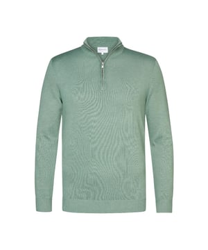 
<meta charset="utf-8">
<p>Deze mintgroene pullover met halflange zipper van Michaelis bestaat uit 82% katoen en 18% polyester, heeft lange mouwen en geribde boorden. De<span> </span>kleur geeft de trui een mooie uitstraling en maakt 'm zeer geschikt in combinatie met een licht overhemd en jeans eronder. De trui kan in de wasmachine op 30 graden gewassen worden.</p>
<p><span>Maat S  - 37/38 overhemd</span><br><span>Maat M - 39/40 overhemd </span><br><span>Maat L  - 40/41 overhemd</span><br><span>Maat XL - 42/43 overhemd<br>Maat XXL - 44/45 overhemd</span></p>