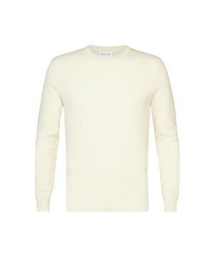 
<meta charset="utf-8">
<p>Deze melkwitte trui met ronde hals en structuur van Michaelis bestaat uit 82% katoen en 18% polyester, heeft lange mouwen en geribde boorden. De lichte<span> </span>kleur geeft de trui een mooie uitstraling en maakt 'm zeer geschikt in combinatie met een donker overhemd en jeans eronder. De trui kan in de wasmachine op 30 graden gewassen worden.</p>
<p><span>Maat S  - 37/38 overhemd</span><br><span>Maat M - 39/40 overhemd </span><br><span>Maat L  - 40/41 overhemd</span><br><span>Maat XL - 42/43 overhemd<br>Maat XXL - 44/45 overhemd</span></p>