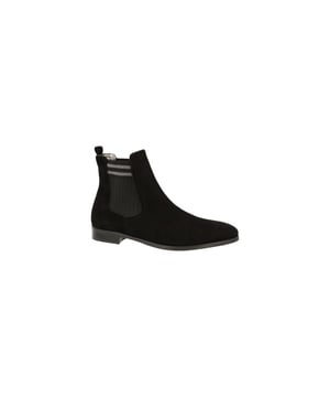 Koop dit Gianluca Pisati artikel nu met hoge korting op V&D in de online Gianluca Pisati outlet.
Gianluca Pisati zwart suede chelsealaarsje.