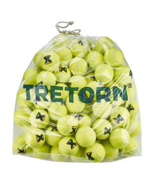 
Tretorn X-Trainer 72 Ball Bag geel

 Op zoek naar tennisballen? Met deze zak met tennisballen van Tretorn kunt u voorlopig wel vooruit
Deze tennisbal is een microrecullaire tennisbal. Daarmee is deze bal van Tretorn een duidelijk ander type tennisbal dan een reguliere drukloze of gasgevulde tennisbal van een ander merk. 




Tretorn X-Trainer 72 Ball Bag 

De Tretorn X-Trainer combineert de speeleigenschappen van een gasgevulde bal met de levensduur van een drukloze tennisbal. 
Hierdoor beschikt deze tennisbal over uitstekende speeleigenschappen tijdens het tennisspel. 
Handig om te weten: 

Type bal:  Microrecullaire tennisbal