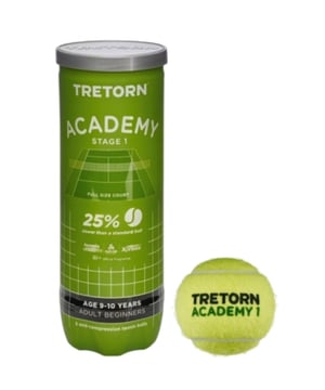 
Tretorn tennisballen Academy 3-Pack groen 

 Tretorn tennisballen staan bekend om hun uitstekende kwaliteit en duurzaamheid. De ballen zijn gevuld met gas, waardoor ze een consistentere stuit hebben en langer meegaan dan conventionele tennisballen. Het gas dat in de ballen wordt gebruikt, is van hoge kwaliteit en zorgt voor een betere prestatie op de tennisbaan. De Tretorn tennisballen zijn geschikt voor spelers van alle niveaus en worden vaak gebruikt tijdens professionele tenniswedstrijden. De ballen hebben een uitstekende controle en zijn gemakkelijk te bespelen, waardoor ze geschikt zijn voor zowel recreatief als competitief tennis.

 Tennisballen Tretorn 

 De gasgevulde Tretorn tennisballen zijn ook milieuvriendelijk. Ze zijn gemaakt van duurzame materialen en kunnen worden gerecycled na gebruik. Dit maakt ze een verantwoorde keuze voor elke tennisser die graag een steentje bijdraagt aan een beter milieu.Al met