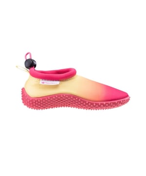 
Bovenstuk: Textiel. Binnenzool: EVA-schuim. Buitenzool: Rubber, TPR. Treklipje. Vlakke. Ontwerp: Gestippeld, Kleurverloop, Streepdetail. Teenstijl: Rond. Sluiting: Knevel.