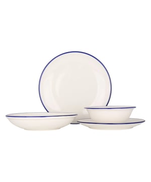 
Voeg een zijdezacht tintje toe aan uw keuken en leven met onze unieke collecties. Rinart porselein streeft ernaar om de traditie van het verleden duurzamer te maken met de moderne ontwerpen van de toekomst. Om dit doel te bereiken komen alleen de beste materialen uit de handen van bekwame ambachtslieden tot leven en raken ze de levens van gewone mensen die verhalen delen rond de tafel.Deze set bevat:- 6 dinerborden 27 cm- 6 dessertborden 21 cm- 6 diepborden 23 cm (900cc)- 6 kommetjes 16 cm (400cc)Specificaties:- Magnetronbestendig: Dankzij onze duurzame grondstoffen en uitgebreide R&D-inspanningen; kunnen onze producten veilig in de magnetron worden gebruikt.- Vaatwasmachinebestendig: Alle producten van Rinart zijn vaatwasmachinebestendig. Je hoeft je nooit zorgen te maken over het in de vaatwasser zetten van de vaat.- Thermische schokbestendig: onze producten zijn duurzaam tegen plotselinge temperatuurschommelingen en onder extreme temperatuuromstandigheden in de keuken met een hard glazuuroppervlak en hoogwaardige grondstoffen.- Glazuurbeschermend: Krassen zijn een veelvoorkomend probleem als het om porseleinen serviesgoed gaat. Rinart biedt een hoge duurzaamheid tegen krassen.- Edge Chip Garantie: Het volledige Rinart-productassortiment is uitgerust met een hoge chipweerstand. Dit beschermt ze tegen schokken.Materiaal: PorseleinKleur: Multicolour