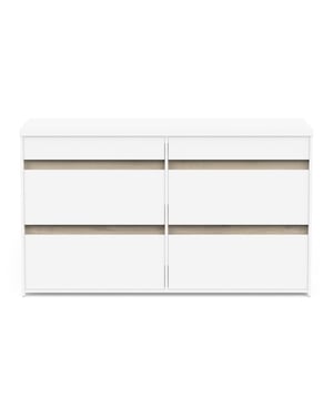 
Productkenmerken : Commode met 6 laden.Structuur en ladefront in 15 mm spaanplaat met kronberg eiken/ mat wit papieren decor.Bovenblad Hollowcore, dikte 38 mm, afmetingen L154,5 x D50 cm maximaal draagvermogen 33 kg.2 laden: bruikbare afmetingen L69,8 x D38,7 x H8,66 cm maximaal draagvermogen 4 kg.4 laden: L69,8 x D38,7 x H22,6 cm maximaal draagvermogen 12 kg.Franse productie.Productafmetingen : Lengte 154,5 cm x Diepte 50 cm x Hoogte 89,2 cm - Nettogewicht: 68,48 kg.Pakketafmetingen : Pakket nr. 1: Lengte 93,5 cm x Diepte 51,1 cm x Hoogte 11 cm - Brutogewicht: 28,1 kg.Pakket nr. 2: Lengte 162 cm x Diepte 51,7 cm x Hoogte 11 cm - Brutogewicht: 42 kg.Totaal brutogewicht: 70,1 kg. Merk: CaliCosy Kleur: Wooden Effect