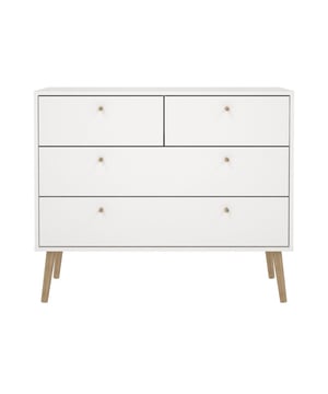 
Productkenmerken:Structuur van spaanplaat.Onderstel van massief hout.2 laden plus 2 grote laden.Metalen geleiders met kogellagers.Knopgrepen van massief eikenhout.Productafmetingen: Lengte 98,7 cm x Breedte 39,1 cm x Hoogte 81,7 cm Nettogewicht: 29,4 kg.Afmetingen pakket:Pakket nr. 1: Lengte 43,2 cm x Diepte 106,6 cm x Hoogte 15,8 cm Brutogewicht: 30,3 kg. Merk: CaliCosy Kleur: White