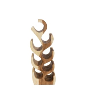 
Wijnrek van Teakhout 12 Flessen Staand Model 25 x 18 x 70 cm Breng stijl en functionaliteit samen met dit elegante wijnrek van massief suarhout. Dankzij het warme bruine teakhout en het compacte, staande ontwerp is dit rek een echte blikvanger in elke keuken, woonkamer of wijnkelder. Capaciteit: geschikt voor 12 wijnflessen ideaal voor liefhebbers en verzamelaars Materiaal: duurzaam en karaktervol suarhout met een natuurlijke teak afwerking Afmetingen: 25 x 18 x 70 cm slank en ruimtebesparend Design: staand model met stevige constructie en rustieke uitstraling Gebruik: direct klaar voor gebruik geen montage nodig Of je nu een robuuste eyecatcher zoekt of je wijncollectie stijlvol wilt presenteren, dit houten wijnrek combineert ambachtelijke charme met praktische opslag. - Afmeting: 0x0 - Kleur: bruin - Materiaal: hout