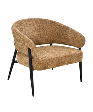 
Ontdek de Livingfurn Fauteuil Dilan, een stijlvolle toevoeging aan elk interieur. Met zijn warme cognac kleur en stoffen bekleding brengt deze fauteuil direct sfeer en comfort in je woonkamer, leeshoek of slaapkamer. De Dilan fauteuil combineert een modern design met retro invloeden, waardoor hij naadloos aansluit bij diverse woonstijlen. Geniet van een vaste, comfortabele zitting die uitnodigt tot ontspanning.Het unieke design van de Dilan fauteuil kenmerkt zich door zijn ronde, vloeiende lijnen en open zijkanten. Het subtiel aflopende frame geeft de fauteuil een lichte en eigentijdse uitstraling. De fauteuil is niet alleen een lust voor het oog, maar ook praktisch in gebruik. De afmetingen van 72.5x73x75 cm maken hem compact genoeg voor diverse ruimtes, terwijl de stoffen bekleding zorgt voor een aangename touch.KleurBruinMateriaalStofAfmetingen72.5x73x75 cmHoogte75 cmBreedte72.5 cmDiepte73 cmZitcomfortVaste zittingDesignkenmerkenRonde, vloeiende lijnen, open zijkanten, subtiel aflopend frameStijlModern, retro, eigentijdsGeschikt voorWoonkamer, leeshoek, slaapkamerArmleuningFalseWoonstijlModernIn hoogte verstelbaarFalseDraaibaarFalse