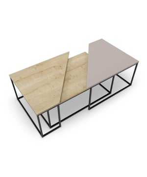 
Verrijk je woonkamer met deze stijlvolle Set van 3 salontafels TITAN van CALICOSY. Deze set biedt niet alleen een praktische oplossing voor je woonruimte, maar voegt ook een vleugje modern design toe. De tafels zijn perfect om je drankjes, boeken of decoratieve items op te plaatsen, en creëren een gezellige sfeer in elke kamer. Met hun veelzijdige uitstraling passen ze moeiteloos in diverse interieurstijlen.De TITAN salontafels kenmerken zich door hun robuuste metalen frame met een open geometrisch ontwerp, wat zorgt voor een lichte en eigentijdse look. De tafelbladen, uitgevoerd in een warme eiken- of mokkakleur, bieden een mooi contrast met het zwarte frame. Deze set is ideaal voor wie op zoek is naar functionele en esthetisch aantrekkelijke meubels. De drie tafels zijn ontworpen om samen te worden gebruikt of verspreid door je huis, wat zorgt voor flexibiliteit en aanpasbaarheid aan jouw specifieke behoeften.Aantal tafels3Afmetingen110/96 cm x 70/60 cm x 42/41.8 cmMateriaalMetaalFrame materiaalMetaalFrame ontwerpOpen geometrisch frameStijlModernKleurEiken/Mokka/Eiken, Eiken/Zwart, Eiken/Eiken/MokkaMaximale draagkracht per tafelblad10 kgGewicht20.75 kgMontage instructiesPDF document beschikbaar