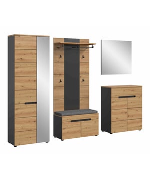 
Garderobenkombination inkl. Sitzkissen uit de categorie Garderobe is ontworpen voor dagelijks gebruik en een tijdloze uitstraling. Het product combineert duurzame materialen met een nette afwerking, zodat het zowel functioneel als mooi blijft in elk interieur. Het model Canu biedt een praktische indeling en past gemakkelijk bij verschillende woonstijlen. Ideaal voor wie comfort, kwaliteit en eenvoud wil zonder poespas. Eenvoudig te onderhouden en geschikt voor dagelijks gebruik in huiselijke of professionele ruimtes. Artikelnummer: FLX- X4CE1G25. Afmeting: 37x255x190 cm