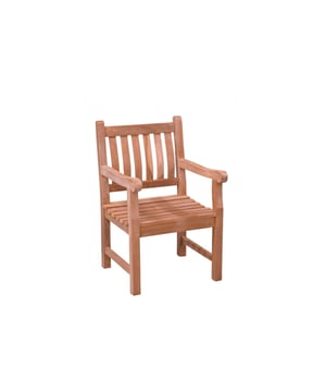 
Zoek je een stijlvolle en duurzame tuinstoel om heerlijk in te ontspannen? De Livingfurn Tuinstoel Patrick is de perfecte keuze! Deze prachtige tuinstoel is vervaardigd uit massief teakhout en combineert een tijdloos design met de natuurlijke schoonheid van hout. Geniet van comfort en kwaliteit in je tuin, op je terras of balkon met deze prachtige aanwinst.De Tuinstoel Patrick van Livingfurn is niet alleen mooi, maar ook bijzonder praktisch. Het teakhout is van nature bestand tegen verschillende weersomstandigheden, waardoor de stoel jarenlang meegaat. Bovendien is de stoel onderhoudsarm; regelmatig schoonmaken met een zachte borstel en water is voldoende om hem in topconditie te houden. De stoel wordt volledig gemonteerd geleverd, dus je kunt er direct van genieten!Het robuuste teakhout geeft de tuinstoel een warme en uitnodigende uitstraling. De natuurlijke kleur past perfect in elke buitenruimte, van een moderne tuin tot een gezellig terras. Dankzij het tijdloze ontwerp is de Tuinstoel Patrick een echte eyecatcher waar je jarenlang plezier van zult hebben. De afmetingen van 60x60x60 cm zorgen voor een comfortabele zitplek om optimaal van je buitenomgeving te genieten.MateriaalMassief TeakhoutAfmetingen60x60x60 cmKleurNatuurlijkGewicht (inclusief verpakking)16.5 kgMontageVolledig gemonteerd