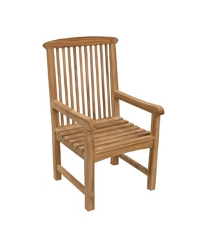
Teakhouten Tuinstoel - Natuurlijke Klasse voor Buiten - Weersbestendig Geniet van ontspannen momenten in stijl met deze tuinstoel van massief teakhout. Met een comfortabele afmeting van H110 x B60 x D60 cm en een warme bruine kleur, brengt deze stoel een tijdloze charme in elke tuin, patio of balkon. Gemaakt van duurzaam teakhout: weerbestendig en onderhoudsvriendelijk Comfortabele zithoogte: ideaal voor loungen of tafelen Stijlvol ontwerp: natuurlijke houtkleur en elegante lijnen Veelzijdig inzetbaar: past bij moderne n klassieke buitenruimtes Of je nu geniet van een kop koffie in de ochtendzon of dineert met vrienden deze teakhouten tuinstoel biedt comfort en klasse in n. - Afmeting: 0x0 - Kleur: bruin - Materiaal: hout