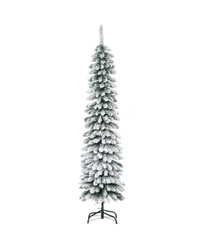 
Heb je er vaak over nagedacht om een hoge kerstboom te kopen, maar leken de kunstmatige bomen te onrealistisch? Dan zit je hier goed! De elegante, 180 cm hoge kunstmatige kerstboom van HOMCOM valt op door zijn natuurlijke schoonheid en besneeuwde takken. Dankzij de stevige stalen structuur van de kerstboom is hij eenvoudig op te zetten en af te breken. Breng feestelijke magie in huis - je zult hem geweldig vinden!Omschrijving:· Grote kerstboom van 180 cm, met een natuurlijke en realistische uitstraling· Met besneeuwde takken voor meer realisme· Het slanke ontwerp van de kerstboom neemt minder ruimte in dan traditionele bomen en is ideaal voor kleine ruimtes· Onderverdeeld in secties voor eenvoudige montage, demontage en opslag· De takken van de kerstboom zijn brandwerend voor extra veiligheid· Stevige metalen standaard, ideaal voor langdurig gebruik· Alleen geschikt voor binnengebruik, niet buitenshuis gebruiken· Vereist eenvoudige en snelle montageTechnische specificaties:· Kleur: Groen+Wit· Materiaal: Kunststof, Metaal· Totale afmetingen: 46L x 46B x 180H cm· Aantal toppen: 395· Opmerking: Alleen voor binnenshuis gebruik, niet geschikt voor buitengebruik. Voor een realistischer uiterlijk, alle takken afzonderlijk uitvouwen, dit duurt 20 tot 25 minuten. Decoraties worden niet meegeleverd - Afmeting: 180 cm - Kleur: Wit - Materiaal: Kunststof