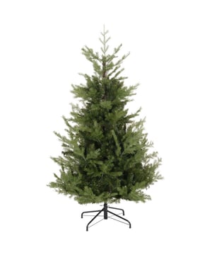
Met deze realistische kerstboom van HOMCOM brengt u elk jaar opnieuw de feestelijke kerstsfeer in huis! Deze kunstkerstboom is snel op te zetten en valt op door zijn volle, weelderige vorm. De stevige takken houden al uw favoriete kerstversieringen zonder uit te vallen. Bovendien kan deze boom meerdere keren worden gebruikt, zodat u geen levende bomen meer hoeft te kappen en u volop van het kerstfeest kunt genieten.Omschrijving:· 1,80 m hoog en met een volle, weelderige vorm· Zeer realistische uitstraling en stevige takken om al uw favoriete kerstversieringen te dragen· Bijzonder snel en eenvoudig op te zetten met enkele in elkaar te zetten elementen· Vlamvertragende takken kunnen geen vuur vatten of ernstige schade in het huishouden veroorzaken· Stevige en duurzame voet voor meer stabiliteitTechnische specificaties:· Kleur: Groen· Materiaal: Plastic, PE, Metaal· Totale afmetingen: 100L x 100B x 180H cm· Aantal takken: 1290· Opmerking:Alleen geschikt voor gebruik binnenshuis, niet geschikt voor buitengebruikOm een vol uiterlijk te krijgen, verdeel a.u.b. alle takken gelijkmatig om de volste uitstraling te krijgen. Wij raden u aan om ongeveer 15-30 minuten de tijd te nemen om de boom vorm te geven.Het pakket bevat alleen de boom met standaard. Boomversiering is NIET INBEGREPEN en wordt alleen voor demonstratiedoeleinden op de foto gebruikt. - Afmeting: 150 cm - Kleur: Groen - Materiaal: Kunststof