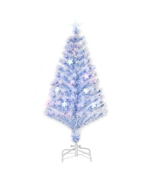 
Besteed deze kerstperiode meer tijd aan het vieren en minder tijd aan het opzetten en onderhouden van de kerstboom. Met deze kunstkerstboom van HOMCOM met multi-fiberoptiek en LED-sterren haal je een unieke kerstversiering in huis. Elke tak in glasvezel schittert in zeven prachtige kleuren en acht vooraf ingestelde standen voor opvallende verlichting. Deze verlichting is het hart van je kerstboom.Kenmerken:· Witte kunstkerstboom met een hoogte van 120 cm· Glasvezel en LED verlichting direct in de boom zorgt voor een oogverblindend schouwspel· Veelkleurige glasvezeltakken complementeren de LED-sterlichten· Evenwichtige takkenstructuur voor het ophangen van ornamenten· Een sterkoppeling aan de boom zorgt voor de perfecte afwerking· Bevat een basis voor extra structurele integriteit· De opvouwbare takken zorgen voor een snelle en eenvoudige demontage en opslagTechnische specificaties:· Art: Kunstkerstboom· Kleuren: wit + blauw· Materialen: PVC, metaal· Totale afmetingen: Ø 60 x 120 H cm· Aantal lampen: 16 LED-lichten - Afmeting: 120 cm - Kleur: Wit - Materiaal: Kunststof
