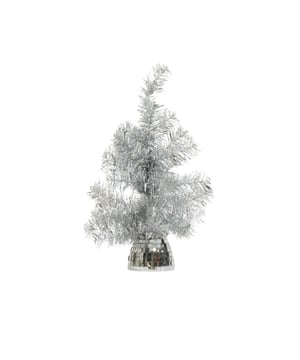 
OH XMAS TREE! -The most sparkling disco silver tree ever! Thanks to its handy size, this shiny little Christmas tree with disco foot fits anywhere. No worries if you don’t have a palace or a huge living room – this tree turns even the smallest corner into a party. Important features:- Made of polysterene- With disco foot- Including led lights - Batteries are not included- Size: 50 cm Styling tip: This silver tree shines all on its own. Extra decorations are welcome of course, but honestly… it’s more than happy being the star of the show! Merk: Artifical Tree- Xmas Tree- Ledlight - Battery- Silver -50cm