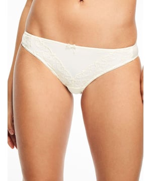 Chantelle Champs Elysees Brazilian Brief. Soft and opaque for everyday comfort and embroidered detailing. This product is recommended as hand wash only.