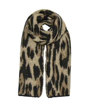 
ONLMAUDE STITCHED EDGE SCARF CC Tannin/LEOPARD is een sjaal van het merk Only.