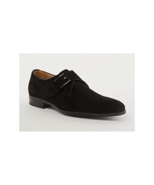 
Mooie Italiaanse herenschoenen van het merk Giorgio1958 met enkele gesp in zacht materiaal suède met rubberen zool.