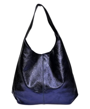 Tophandle tas  
100% koeienleer  
Enkele handgreep: 49 cm  
Magnetische drukknoopsluiting  
Interne portemonnee ketting bevestigd  
Afmetingen: 33x48x14 cm