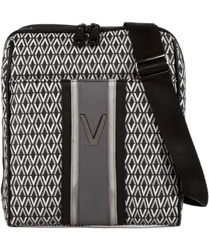 Bolso bandolera Valentino Axie multicolor para hombre, fabricado en sintético. Incluye: logo V, correa de hombro ajustable, cierre de cremallera y medidas: 23 cm de alto x 7 cm de profundidad x 19 cm de ancho.
