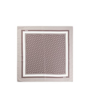Womens BOSS Lainy Monogram Scarf in Silk Twill in open brownA fluid scarf by BOSS Womenswear. Crafted in soft silk twill  this Italian-made accessory is printed with a BOSS monogram. - Measurements: 90 x 90cm- 100% Silk.  Hand wash - Dry clean.- Ref: 50536118-249