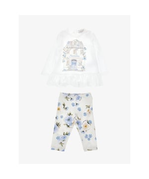 
De schattige set voor je kleine meid, met een print van schattige huisjes en beertjes. Perfect om mee te spelen en plezier te hebben. Combineer hem met zachte schoentjes voor een dromerige look op feestjes of tijdens een rustmomentje thuis.
