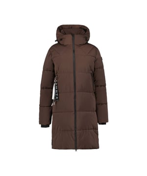 
Luhta Eisele Casual Winterjas Dames Bruin S/36