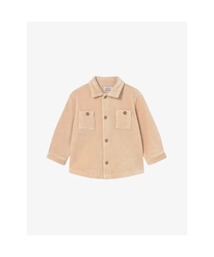 
De Mayoral Overshirt in de kleur Cereal bestaat uit een corduroy rib kwaliteit met knoopsluiting en zakken. Combineer samen met de bijpassende Mayoral broek.