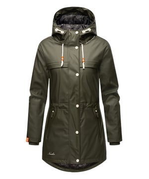 La chaqueta impermeable Rainy Forest de Navahoo combina comodidad y protección. Con costuras selladas, tejido exterior impermeable y cortaviento y forro de peluche en la parte superior, ofrece gran confort. Su corte entallado, la espalda más larga y el cordón interior ajustable garantizan una forma favorecedora. Con bolsillos impermeables, capucha grande y detalles cuidados, es ideal para actividades al aire libre. Disponible en 8 colores modernos y tallas hasta 3XL.
Material: Tejido exterior 70% poliéster, 30% poliuretano; forro & relleno 100% poliéster