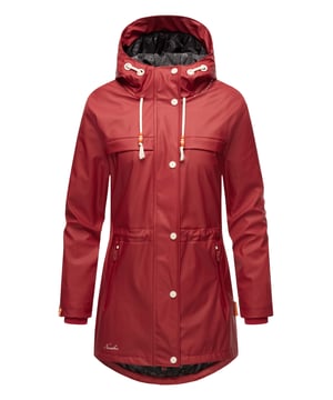 La chaqueta impermeable Rainy Forest de Navahoo combina comodidad y protección. Con costuras selladas, tejido exterior impermeable y cortaviento y forro de peluche en la parte superior, ofrece gran confort. Su corte entallado, la espalda más larga y el cordón interior ajustable garantizan una forma favorecedora. Con bolsillos impermeables, capucha grande y detalles cuidados, es ideal para actividades al aire libre. Disponible en 8 colores modernos y tallas hasta 3XL.
Material: Tejido exterior 70% poliéster, 30% poliuretano; forro & relleno 100% poliéster