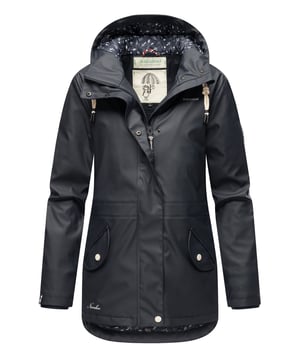 El abrigo impermeable Oceans Heart de Navahoo ofrece estilo y comodidad. Con costuras selladas, es totalmente resistente al viento y al agua. El forro de peluche en la parte superior y la tela sedosa en la inferior brindan confort. Su cuello alto, la capucha amplia con cordón y los bolsillos prácticos aportan funcionalidad. Con corte entallado, cremallera bidireccional y longitud perfecta, es ideal para los días de lluvia.
Material: Tejido exterior 70% poliéster, 30% poliuretano; forro & relleno 100% poliéster