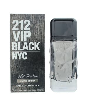 Carolina Herrera 212 VIP Black NY Rodeo Eau de Parfum is a Woody Aromatic fragrance for men. Launched in 2025, this bold and magnetic scent is best suited for the colder seasons and ideal for evening wear. It offers a daring blend of aromatic herbs, rich leather, and earthy woods, creating a powerful and captivating fragrance experience.

The fragrance opens with the fresh yet masculine aroma of wild lavender and rosemary, setting a dynamic and invigorating tone. The heart reveals the intriguing depth of absinthe paired with the smooth intensity of Saffiano leather, adding a bold and sophisticated edge. The base finishes with a grounding combination of vetiver and patchouli, leaving behind a sensual, woody trail that exudes strength and confidence.

Ideal for those who seek a commanding, modern scent with a rugged charm, 212 VIP Black NY Rodeo is a standout fragrance housed in a sleek black bottle adorned with a striking star design—capturing the spirit of bold individuality and nighttime allure.

Top Notes: Wild Lavender, Rosemary
Middle Notes: Absinthe, Saffiano Leather
Base Notes: Vetiver, Patchouli

How to Apply:

Apply it to your body's warmest points, such as the crease of your elbows and wrists, to intensify the longevity of the fragrance.

Avoid rubbing after application, as this will reduce the longevity of the fragrance.

For wrist application, apply the fragrance after hand washing.