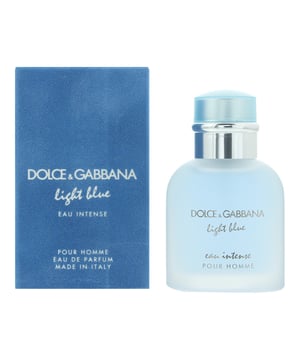 Dolce and Gabbana Light Blue Eau Intense Pour Homme Eau de Parfum is a Woody Aquatic fragrance for men. Launched in 2017, this crisp and invigorating scent is best suited for the warmer seasons and ideal for day wear. It offers a refreshing and masculine blend of citrus, marine notes, and smooth woods, creating a clean and confident fragrance inspired by the Mediterranean.

The fragrance opens with a bright burst of grapefruit and mandarin orange, delivering a zesty and energetic introduction. The heart features cool sea water and aromatic juniper, evoking the fresh breeze and salty air of the coast. The base unfolds into a soft, refined combination of musk and amberwood, leaving a long-lasting, subtly sensual trail.

Perfect for those who appreciate fresh, aquatic scents with a modern woody finish, Light Blue Eau Intense Pour Homme is housed in a classic sleek blue bottle that reflects its cool, vibrant character.

Top Notes: Grapefruit, Mandarin Orange
Middle Notes: Sea Water, Juniper
Base Notes: Musk, Amberwood

How to Apply:

Apply it to your body's warmest points, such as the crease of your elbows and wrists, to intensify the longevity of the fragrance.

Avoid rubbing after application, as this will reduce the longevity of the fragrance.

For wrist application, apply the fragrance after hand washing.