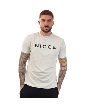 Mens NICCE Aderyn T-Shirt & Pant Set in black.T-Shirt:- Ribbed crewneck.- Short sleeves.- Printed logo.- Regular fit.- 100% Cotton.Pants:- Flat branded elasticated waistband.- Side pockets.- Straight hem.- 100% Cotton.- Ref: NC2P132568