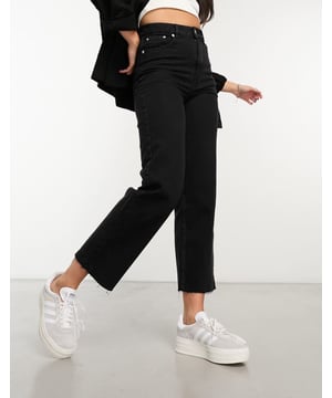 Damernas cropped jeans