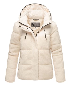 Marikoo Teddy Puffer Jas Met Capuchon – Model Kaguraa in het Naturel | NL