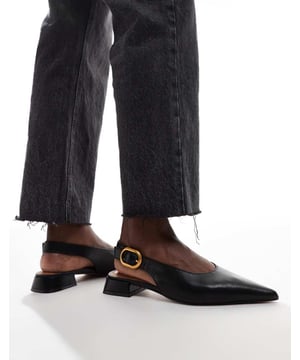 Damernas slingback skor
